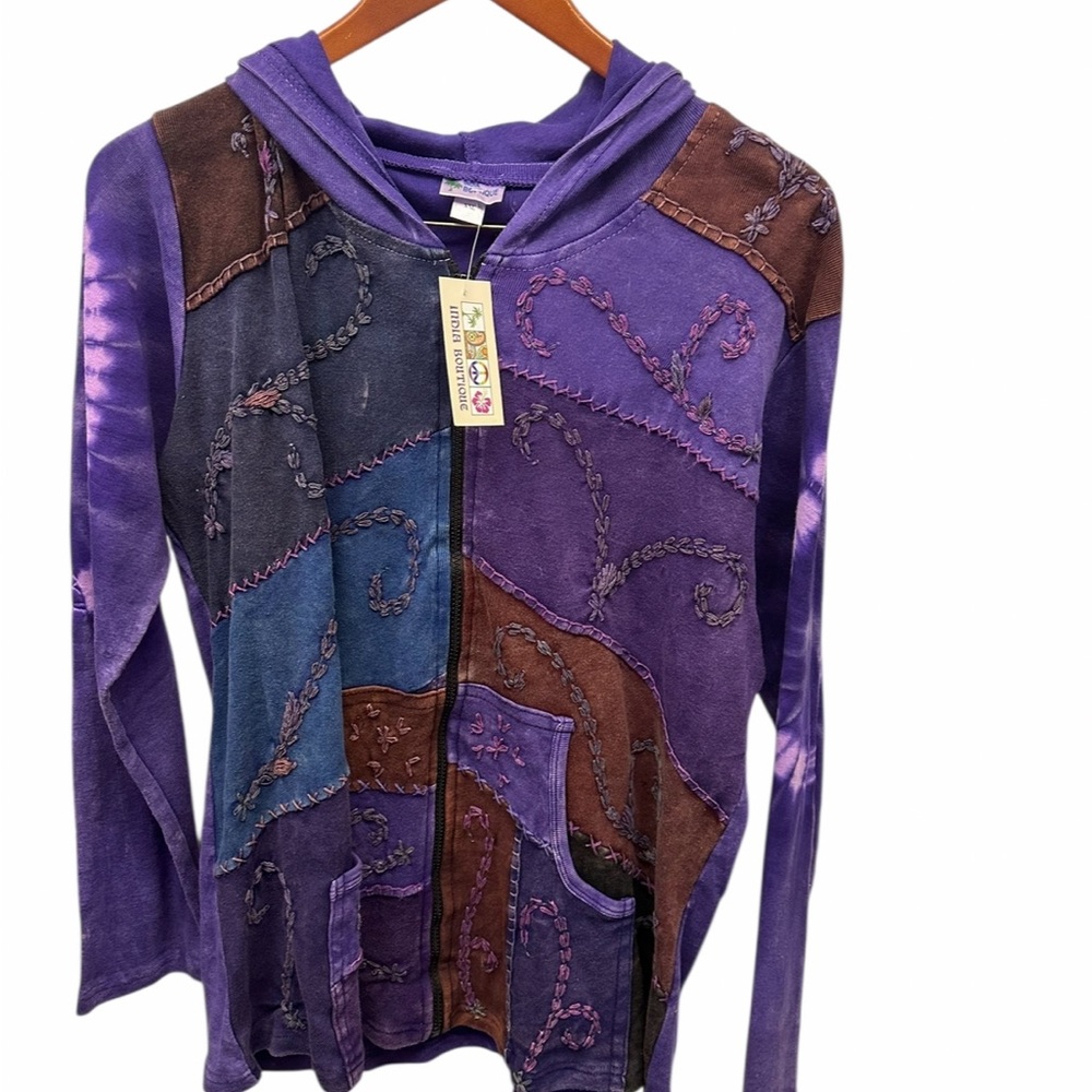 Xl. Multicolor Patchwork. Bl/Rd14. - image 1